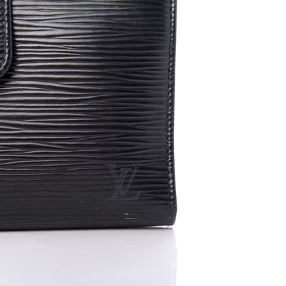 Louis Vuitton Epi French Purse Wallet Black 9 of 10