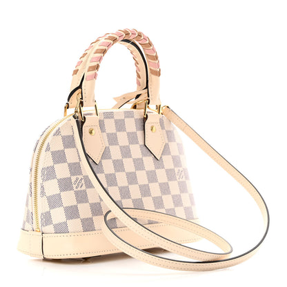 Louis Vuitton Damier Azur Braided Alma BB 3 of 10