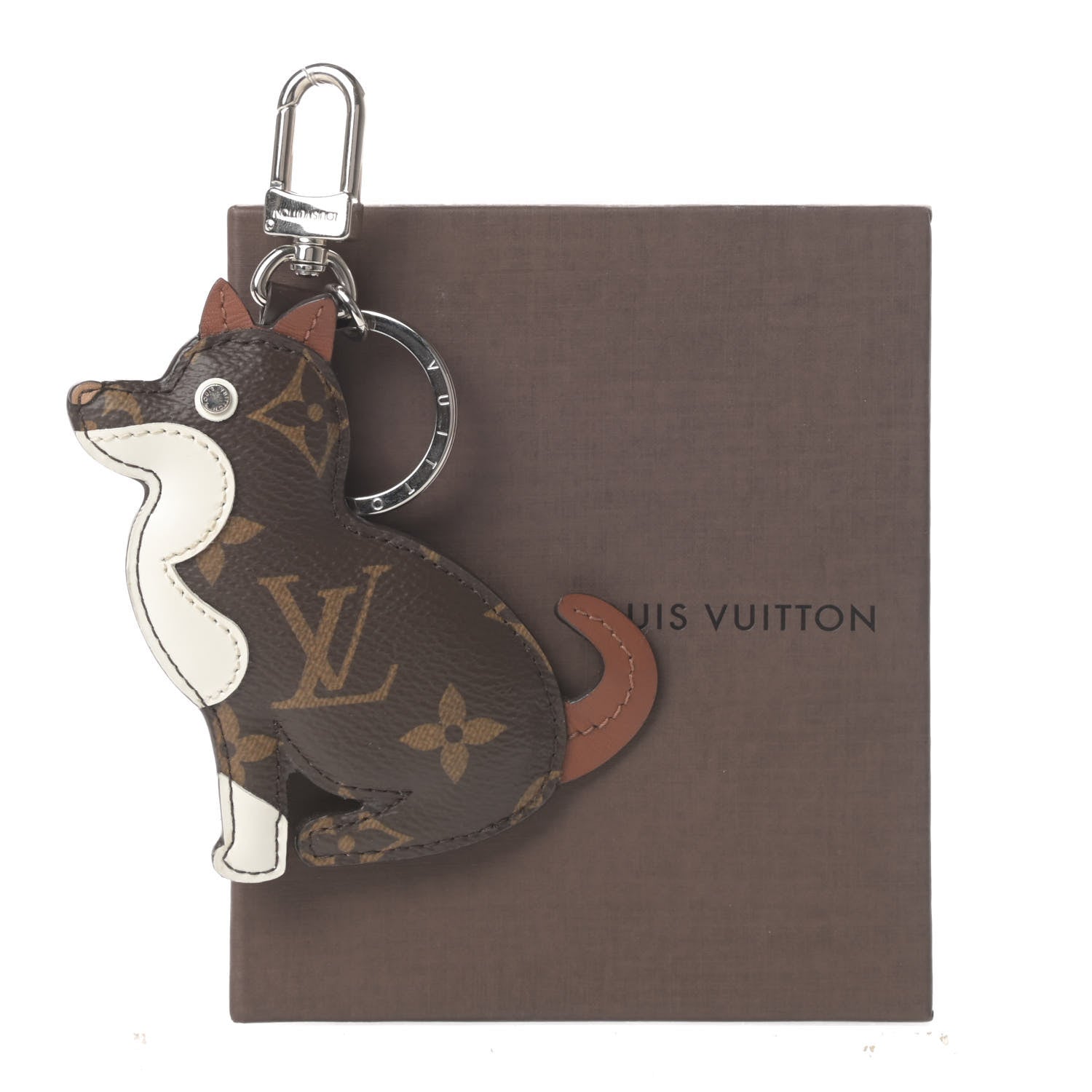 Louis Vuitton Monogram Dog Bag Charm Key Holder 4 of 4