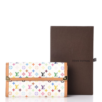 Louis Vuitton Monogram Multicolor Porte Tresor International Wallet White 8 of 8