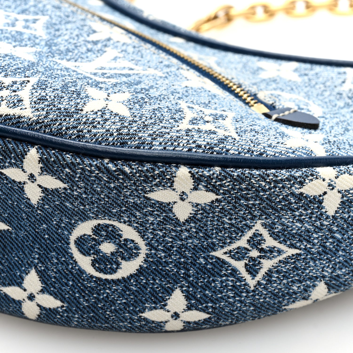 Louis Vuitton Monogram Jacquard Denim Loop Bleu 9 of 9