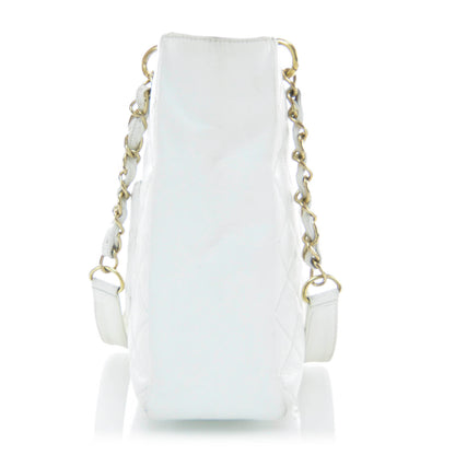 Chanel Caviar Petit Shopping Tote PST White 4 of 9