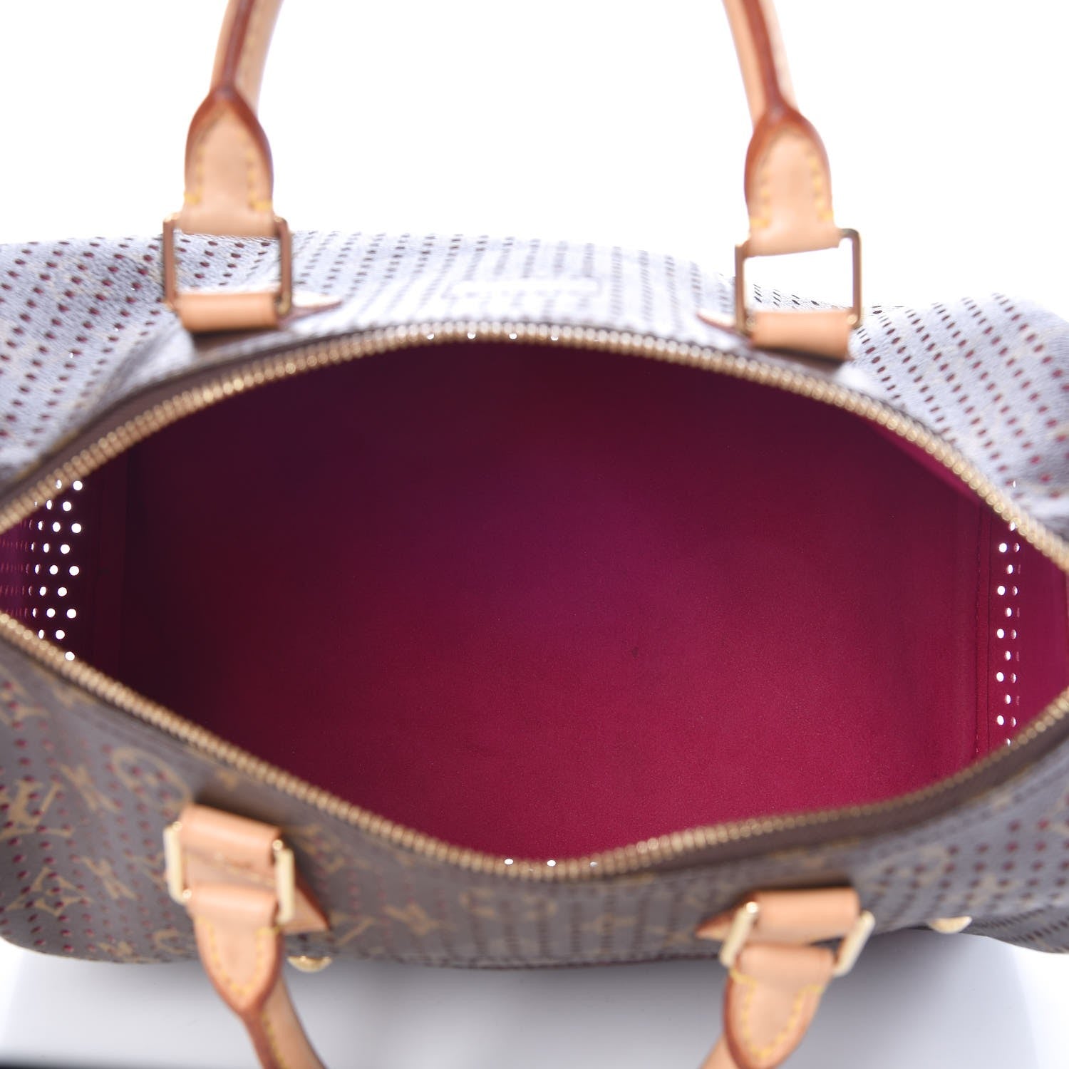 Louis Vuitton Monogram Perforated Speedy 30 Fuchsia 5 of 13