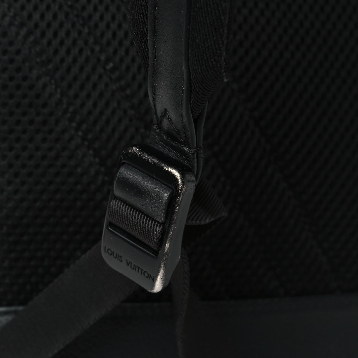 Grained Calfskin Aerogram Takeoff Backpack Black