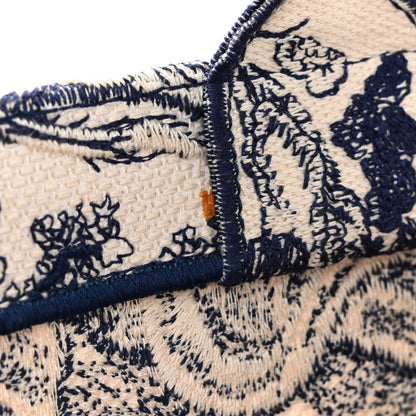 Christian Dior Canvas Embroidered Medium Dioriviera Toile De Jouy Book Tote Blue 12 of 13