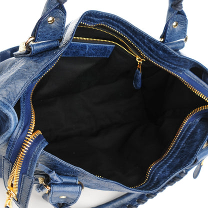 Balenciaga Agneau Giant 21 Gold Hardware City Bleu Roi 5 of 9