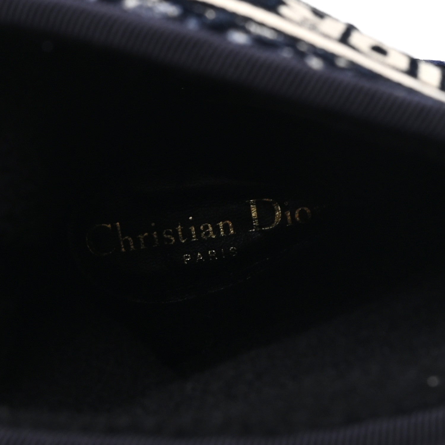 Christian Dior Velvet Oblique Granville Espadrille Boots 39.5 Deep