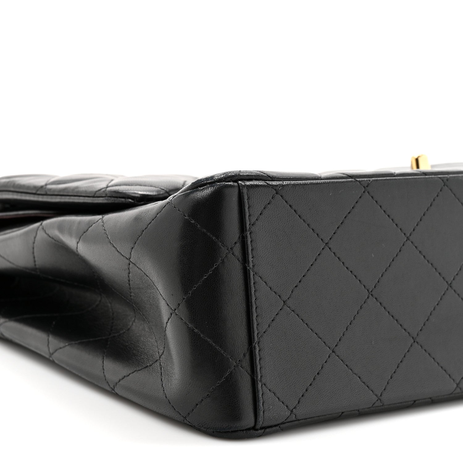 Chanel Lambskin Quilted Maxi Double Flap Black 9 of 12