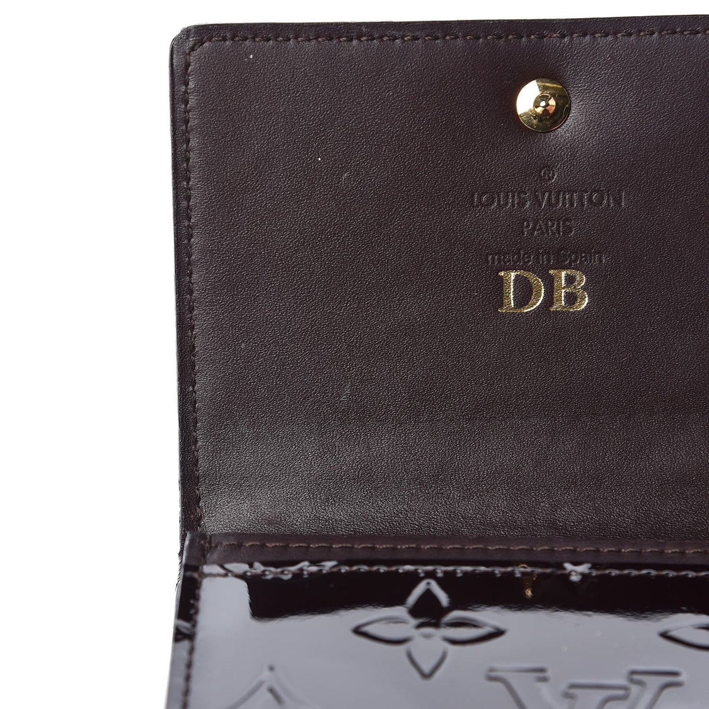 Vernis Business Card Holder Amarante
