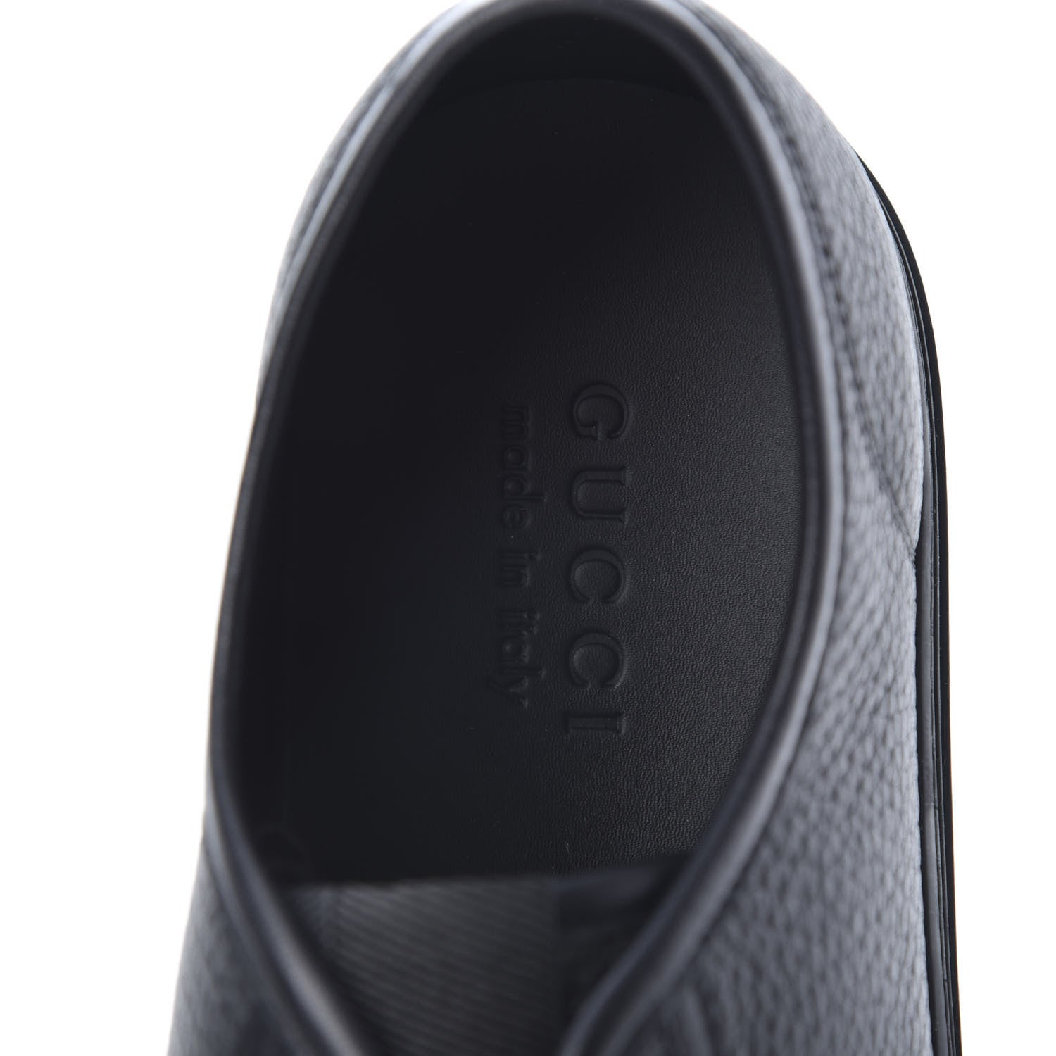 Gucci Nappa Mens Low Top Sneakers 9 Black 8 of 9