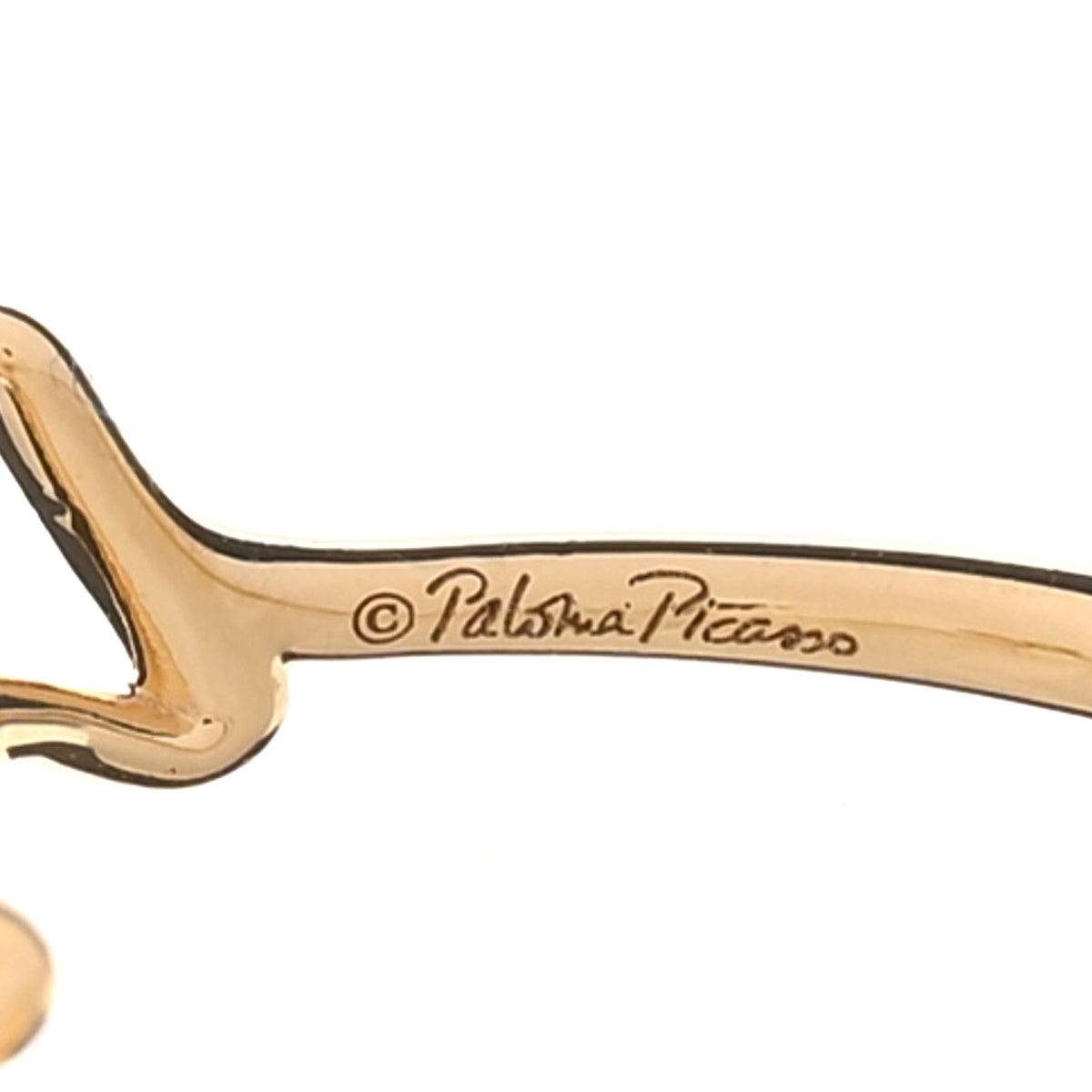 Tiffany 18K Yellow Gold Mini Paloma's Graffiti Love Ring 52 6 5 of 6
