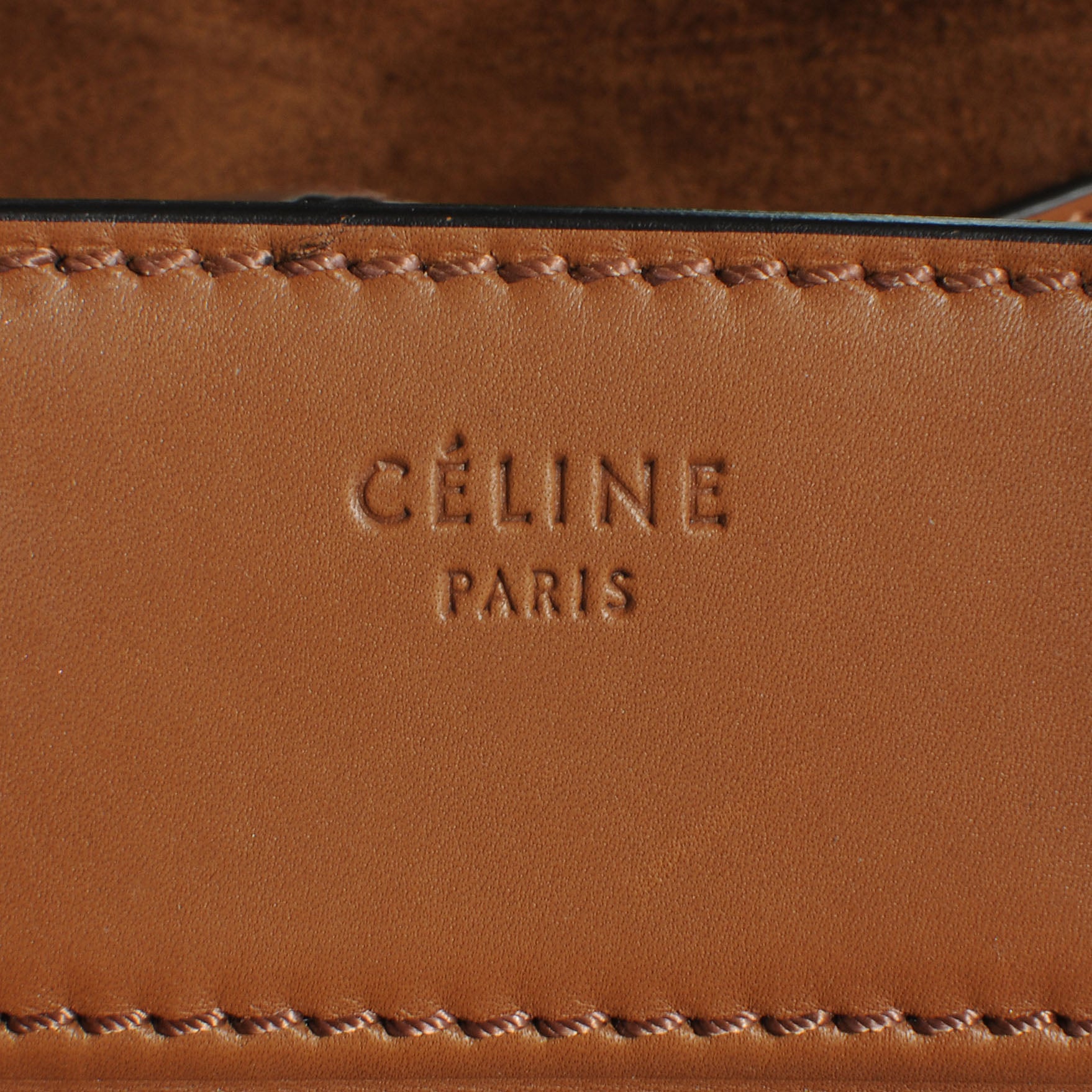 Celine Natural Calfskin Medium Phantom Luggage Tan 5 of 8