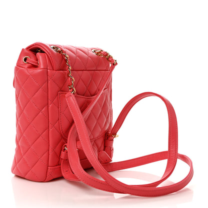 Chanel Lambskin Quilted Mini Urban Spirit Backpack Pink 2 of 9