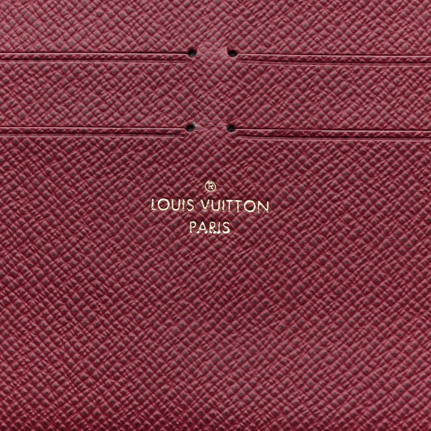Calfskin Felicie Card Holder Insert Fuchsia