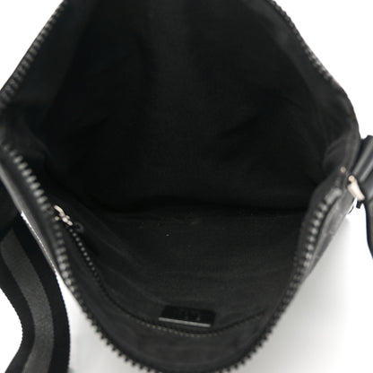 Gucci Nylon Monogram Medium Flat Messenger Bag Black 5 of 10