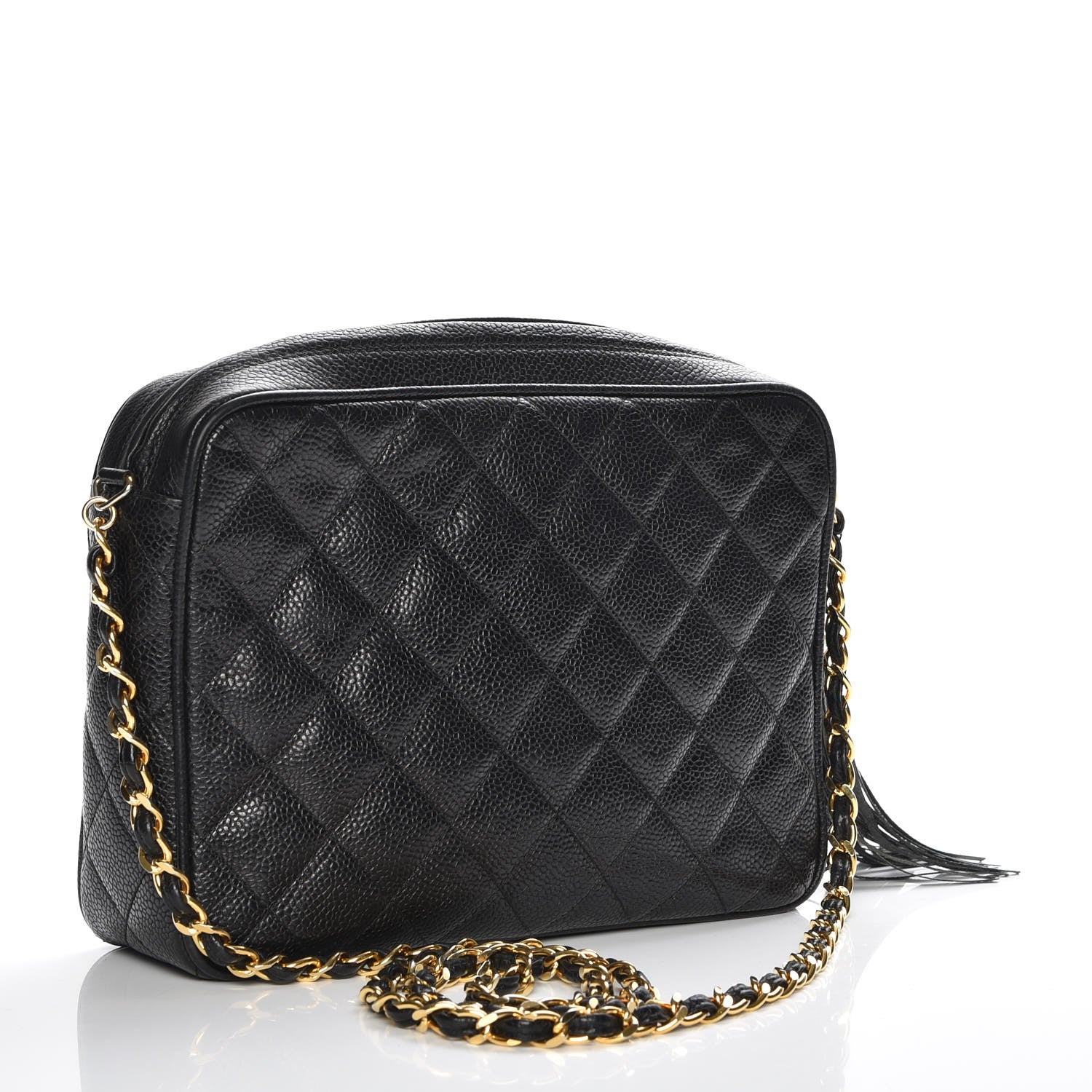 Chanel Caviar Quilted Camera Case Black 3 of 8