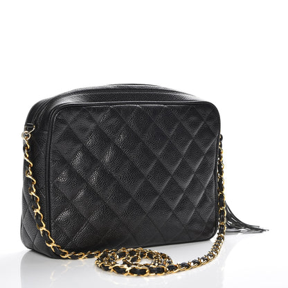 Chanel Caviar Quilted Camera Case Black 3 of 8
