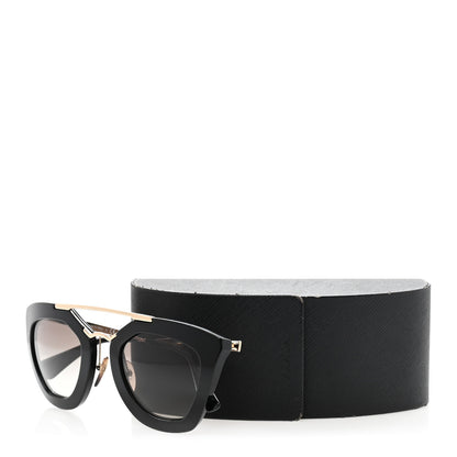 Prada Acetate Cinema Sunglasses SPR 09Q Black 9 of 9