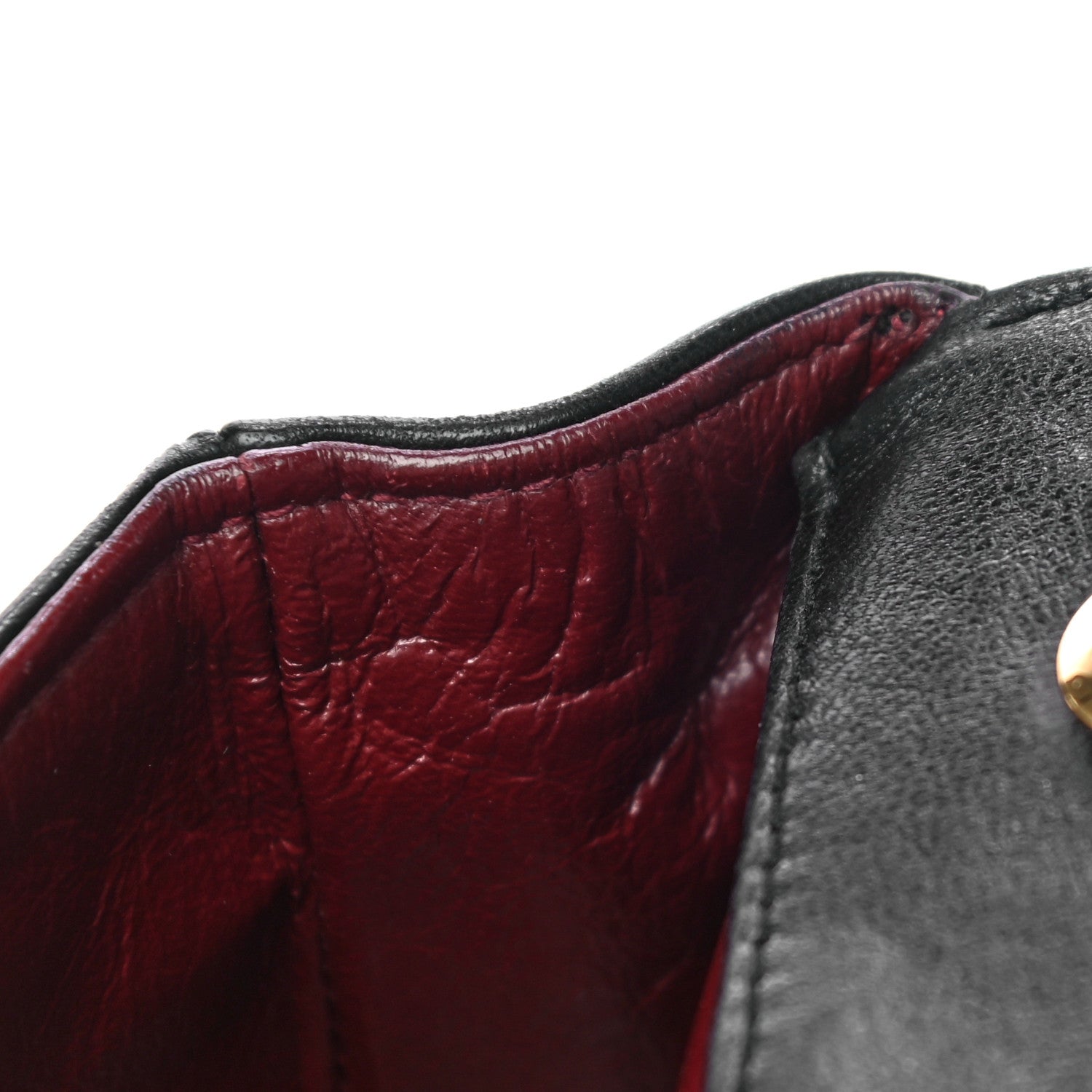 Chanel Lambskin Quilted Micro Mini Flap Bag Black 15 of 24