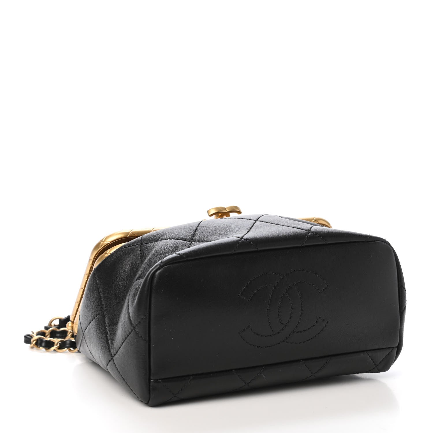 Chanel Lambskin Quilted My Crush Bag Black 3 of 4