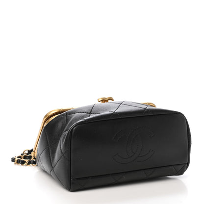 Chanel Lambskin Quilted My Crush Bag Black 3 of 4
