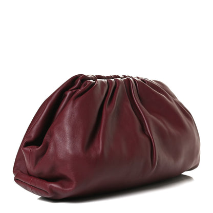 Bottega Veneta Smooth Butter Calf The Pouch Oversized Clutch Bordeaux 2 of 12