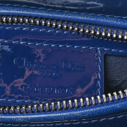 Christian Dior Patent Cannage Medium Lady Dior Navy Blue 6 of 10