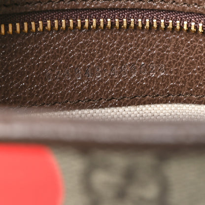 Gucci GG Supreme Monogram Geometric Textured Dollar Calfskin Web Small Jackie 1961 Hobo 7 of 10