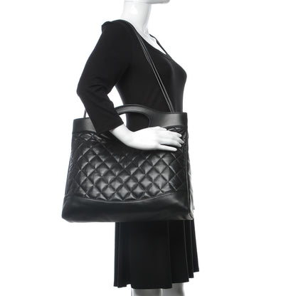 Chanel Lambskin Quilted Large 31 Shopping Bag Black 1 of 7