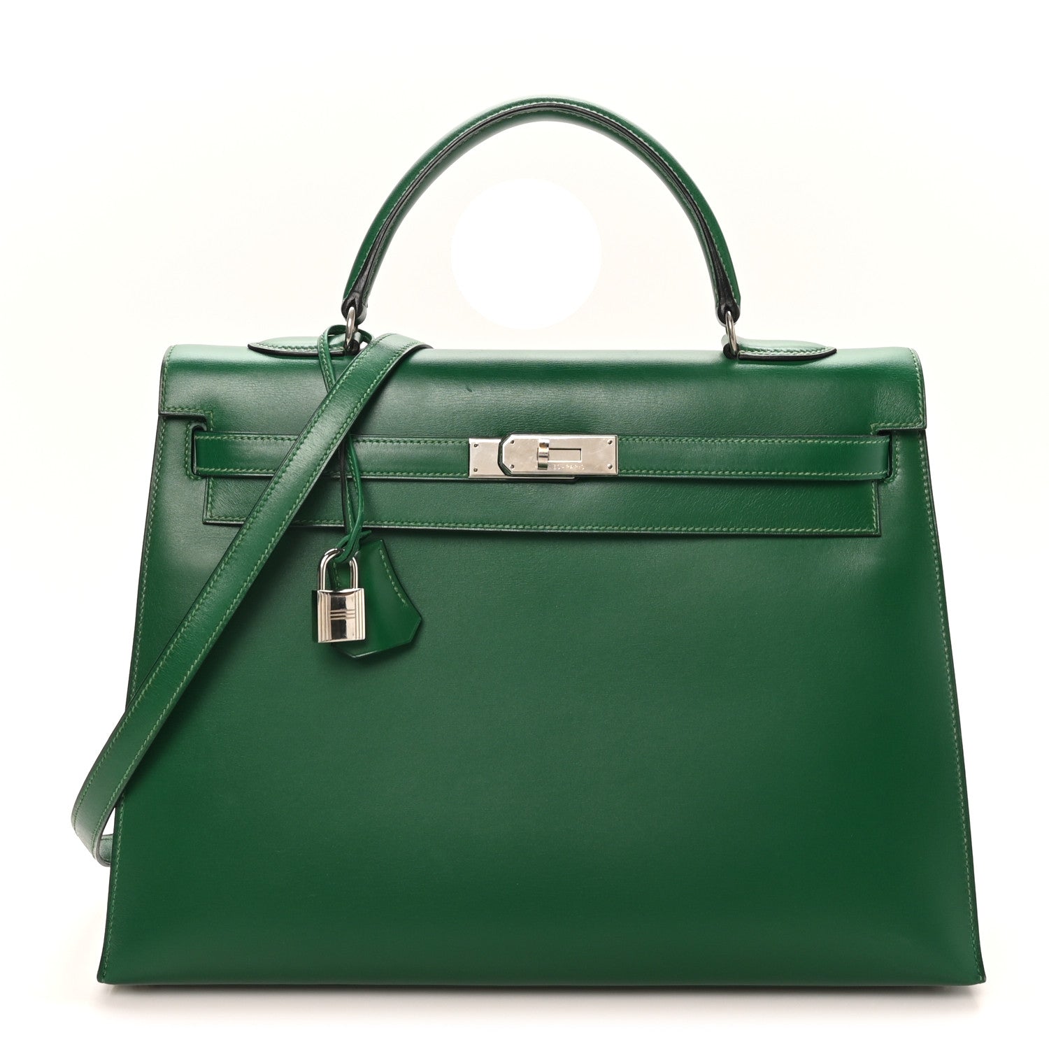 Hermes Box Kelly Sellier 35 Vert Clair 1 of 10