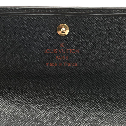 Louis Vuitton Epi Porte Tresor Etui Papiers Wallet Black 6 of 10
