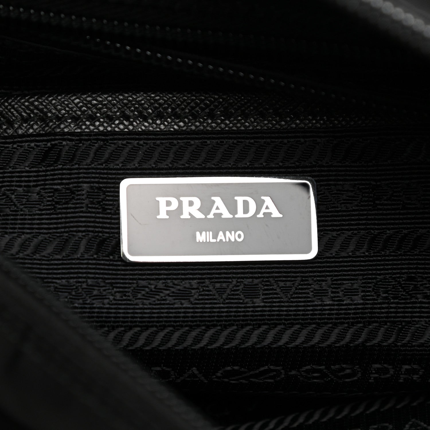 Prada Nylon New Vela Studded Messenger Black Fuoco 6 of 10
