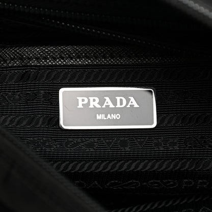 Prada Nylon New Vela Studded Messenger Black Fuoco 6 of 10
