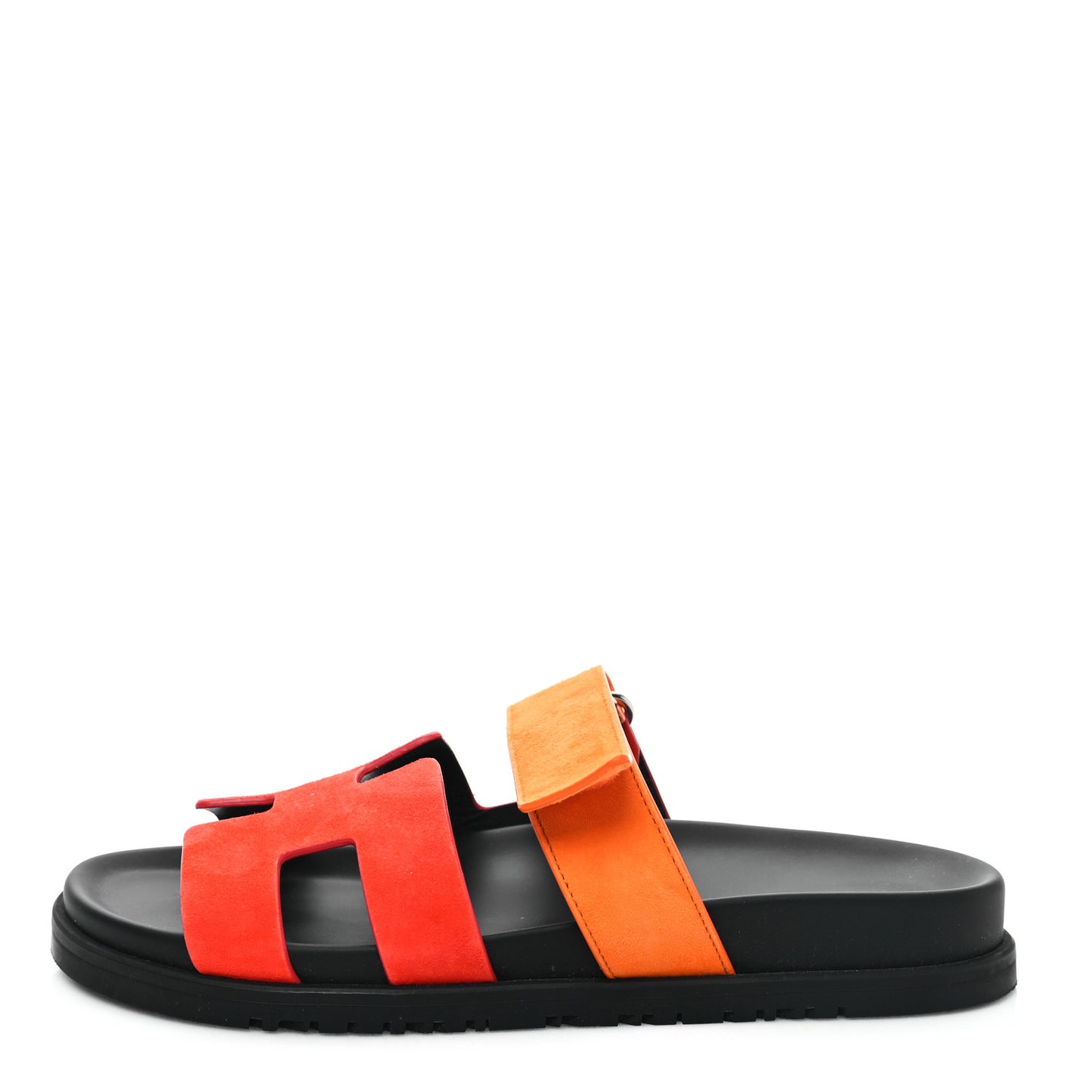 Suede Goatskin Womens Chypre Sandals 38 Rouge Ecarlate