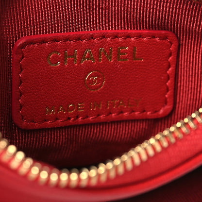 Chanel Lambskin Quilted CC Phone Holder Red 7 of 10