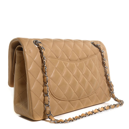 Chanel Lambskin Medium Double Flap Beige 3 of 12