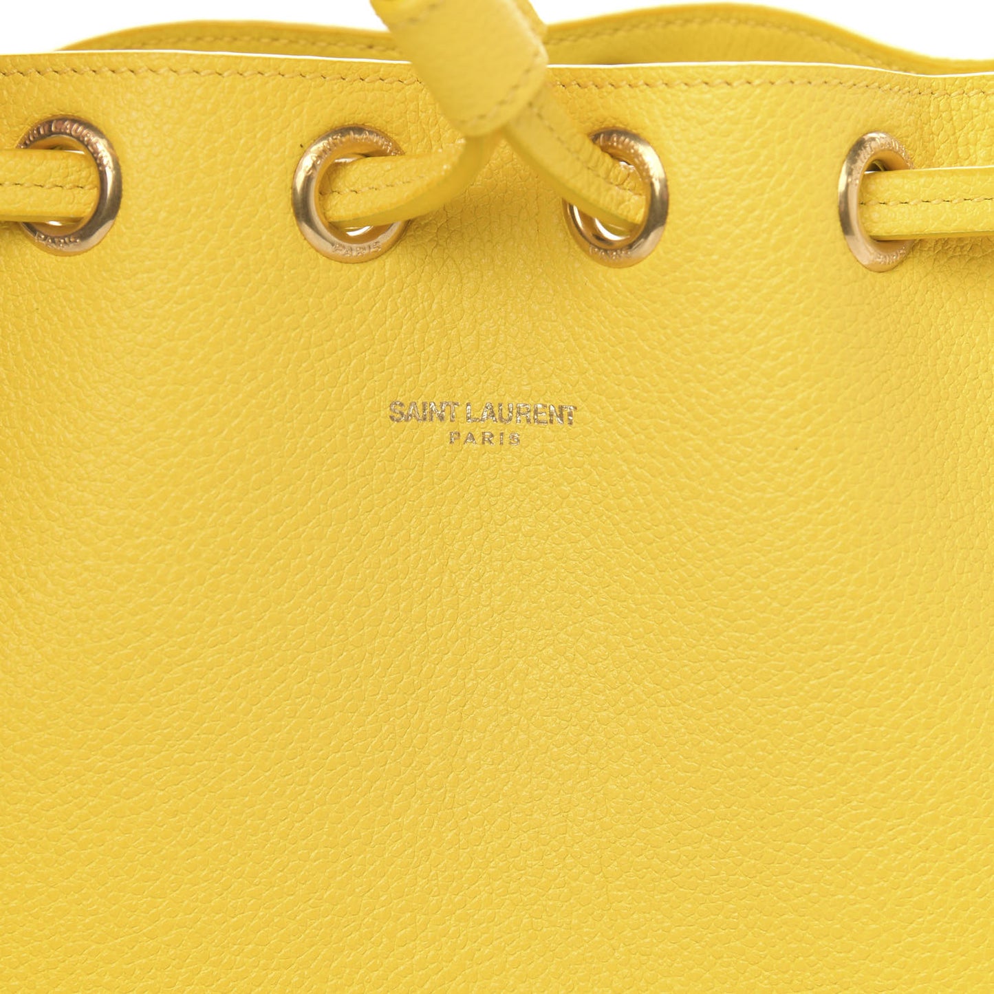 Calfskin Small Emmanuelle Bucket Bag Soleil