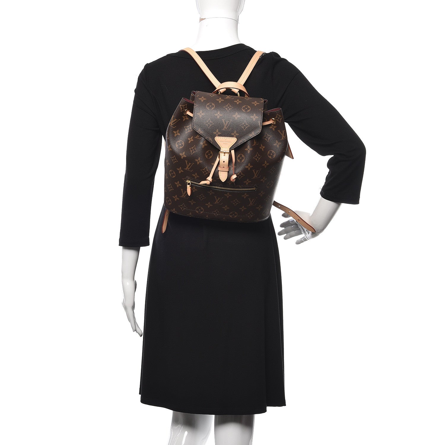 Louis Vuitton Monogram Montsouris NM Backpack 2 of 12