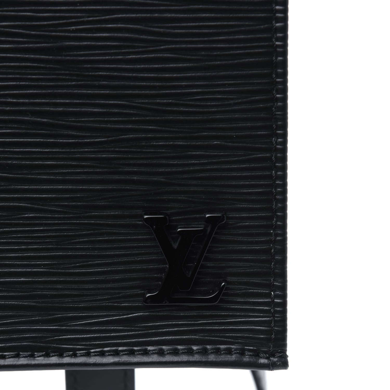 Louis Vuitton Epi Petit Sac Plat Black 9 of 10