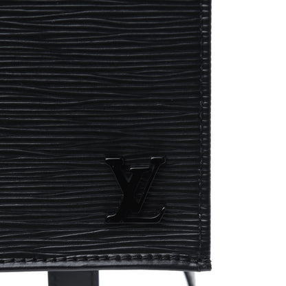 Louis Vuitton Epi Petit Sac Plat Black 9 of 10
