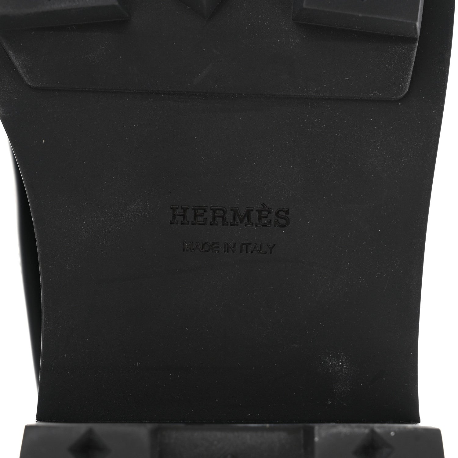 Hermes Glossed Calfskin Funk Ankle Boots 38.5 Black 6 of 10