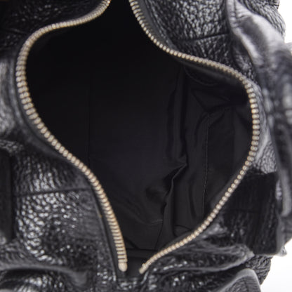 Alexander Wang Pebbled Lambskin Inside Out Rocco Black 7 of 8