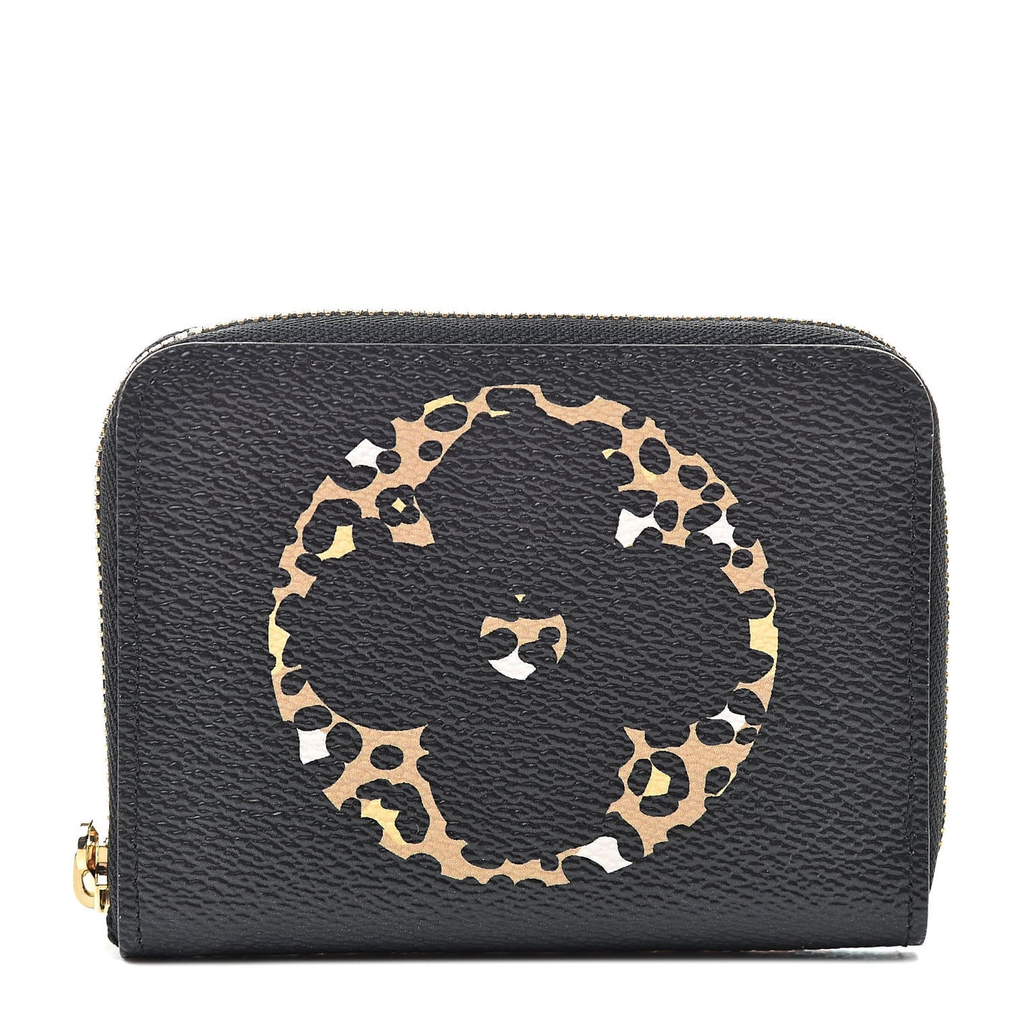 Monogram Giant Jungle Zippy Coin Purse Black