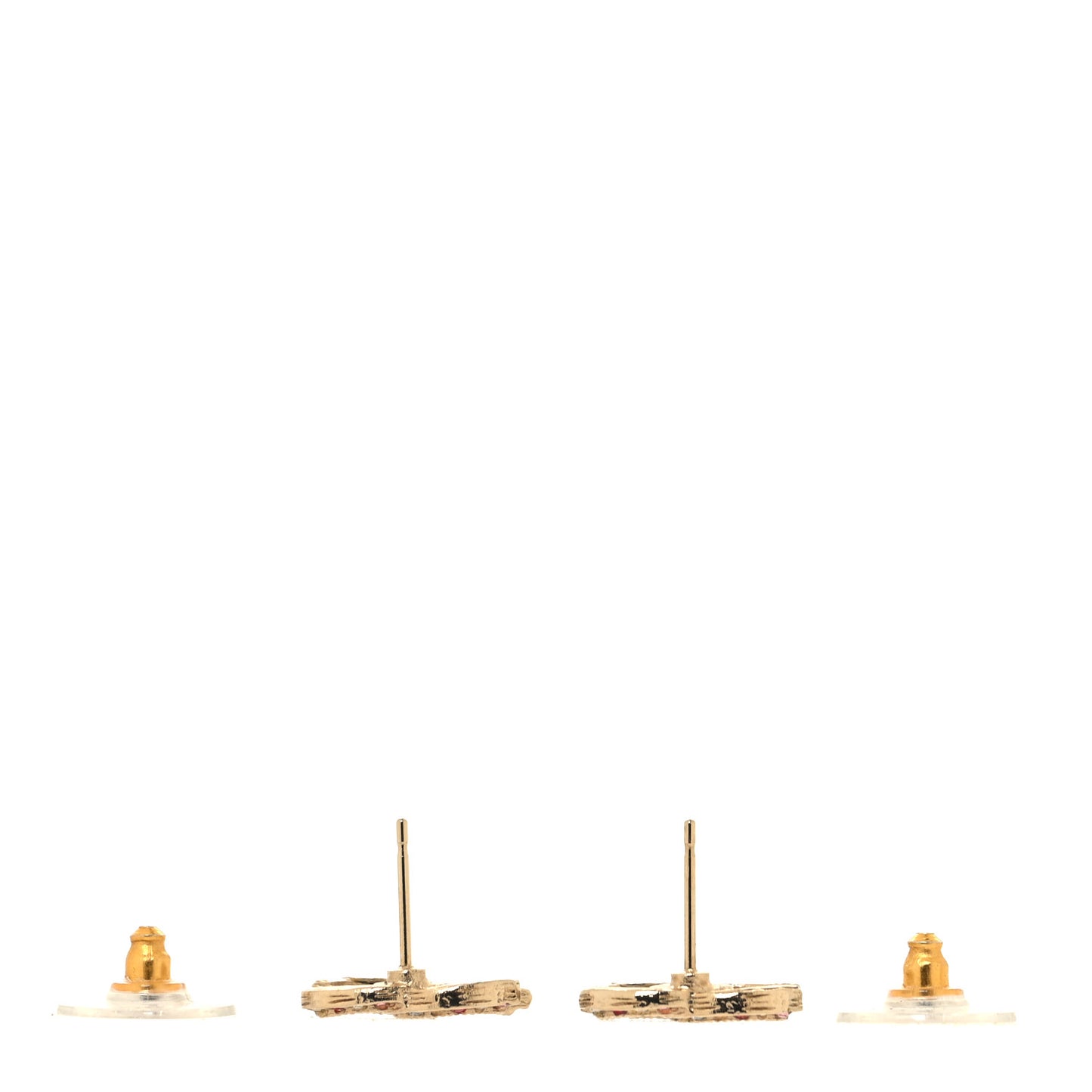 Crystal Over The Rainbow CC Earrings Gold Multicolor