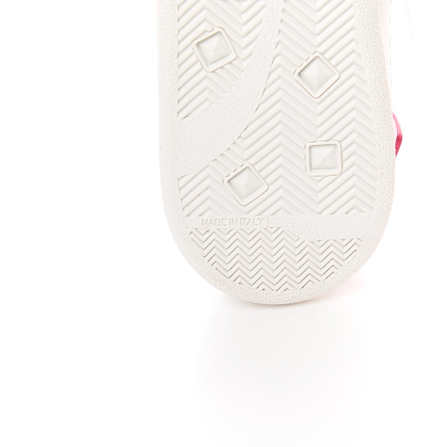 Valentino Garavani Calfskin Womens Backnet Sneakers 38.5 White Fuchsia 6 of 10