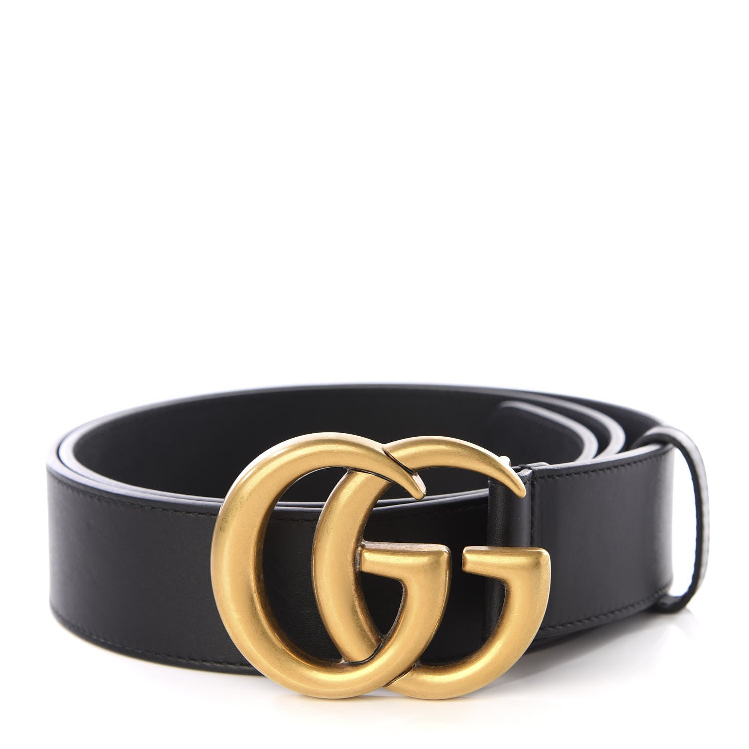 Gucci Calfskin Double G 40mm Belt 95 38 Black 1 of 7