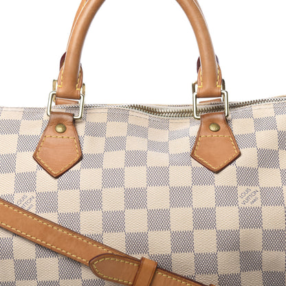 Louis Vuitton Damier Azur Speedy Bandouliere 30 10 of 11