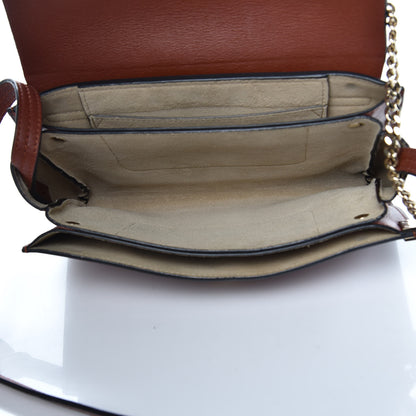 Chloe Suede Calfskin Small Faye Shoulder Bag Saffron Red 5 of 17