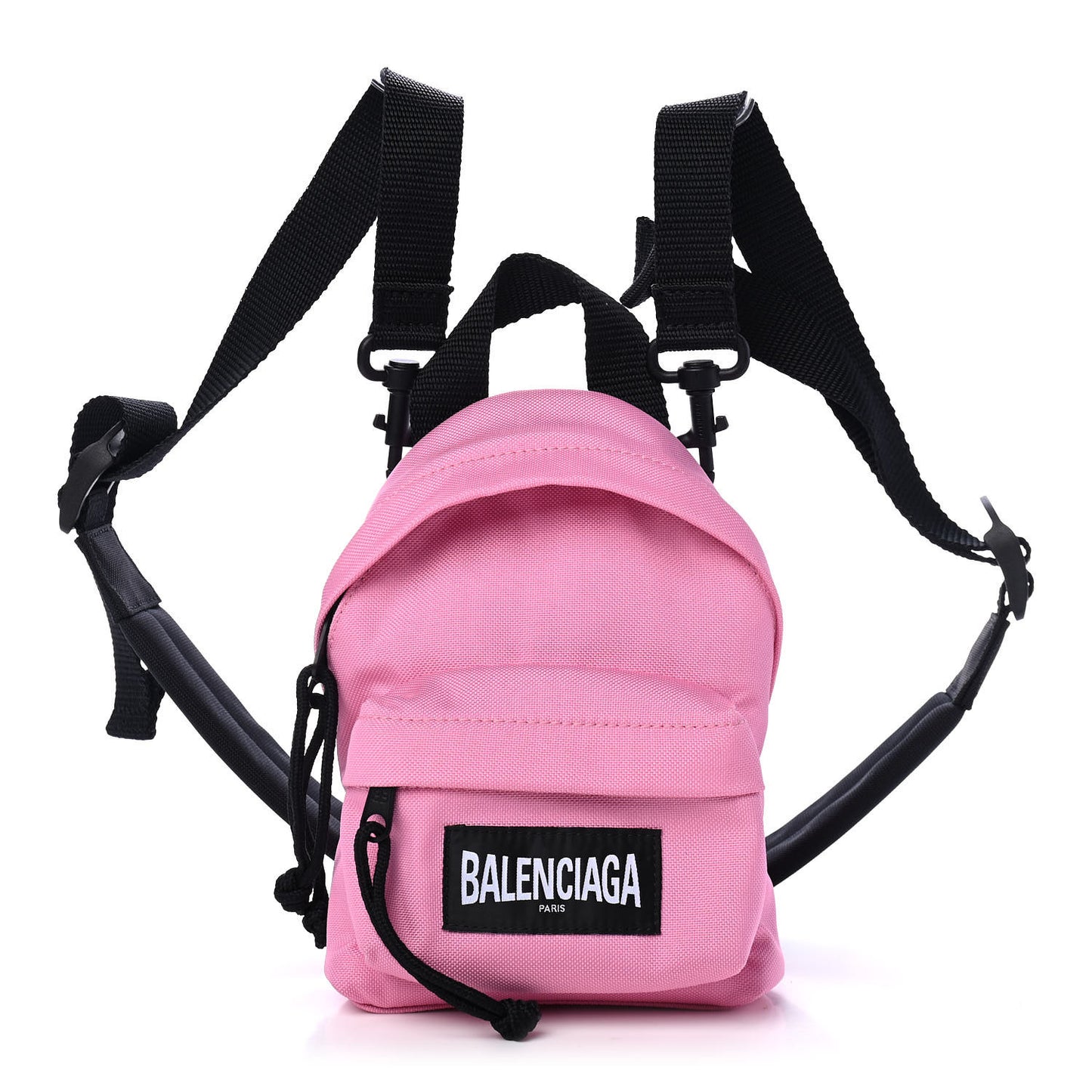 Recycled Casual Nylon Mini Oversized Backpack Pink