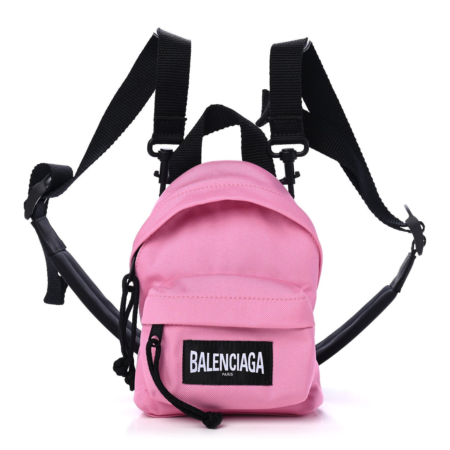 Balenciaga Recycled Casual Nylon Mini Oversized Backpack Pink 1 of 4